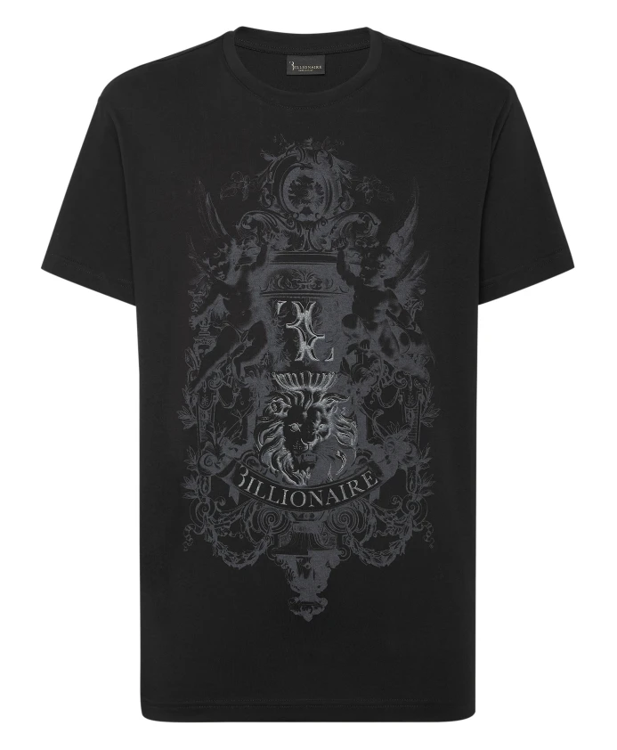 

Футболка с короткими рукавами и круглым вырезом Billionaire, черный