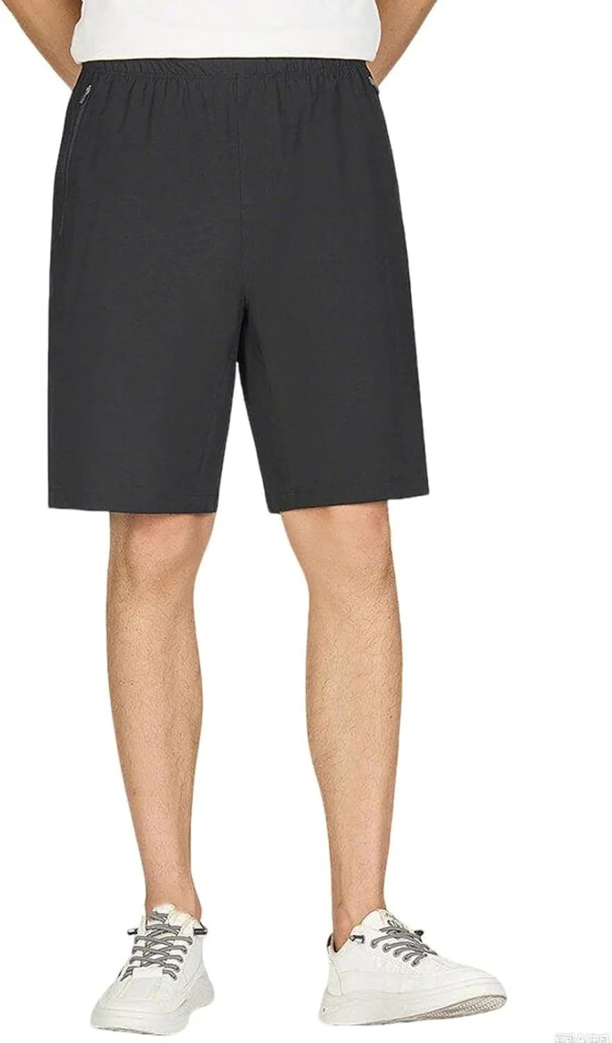 

Мужские легкие шорты Mid Waist Stretch с широкими штанинами OWSHIFKSGEG