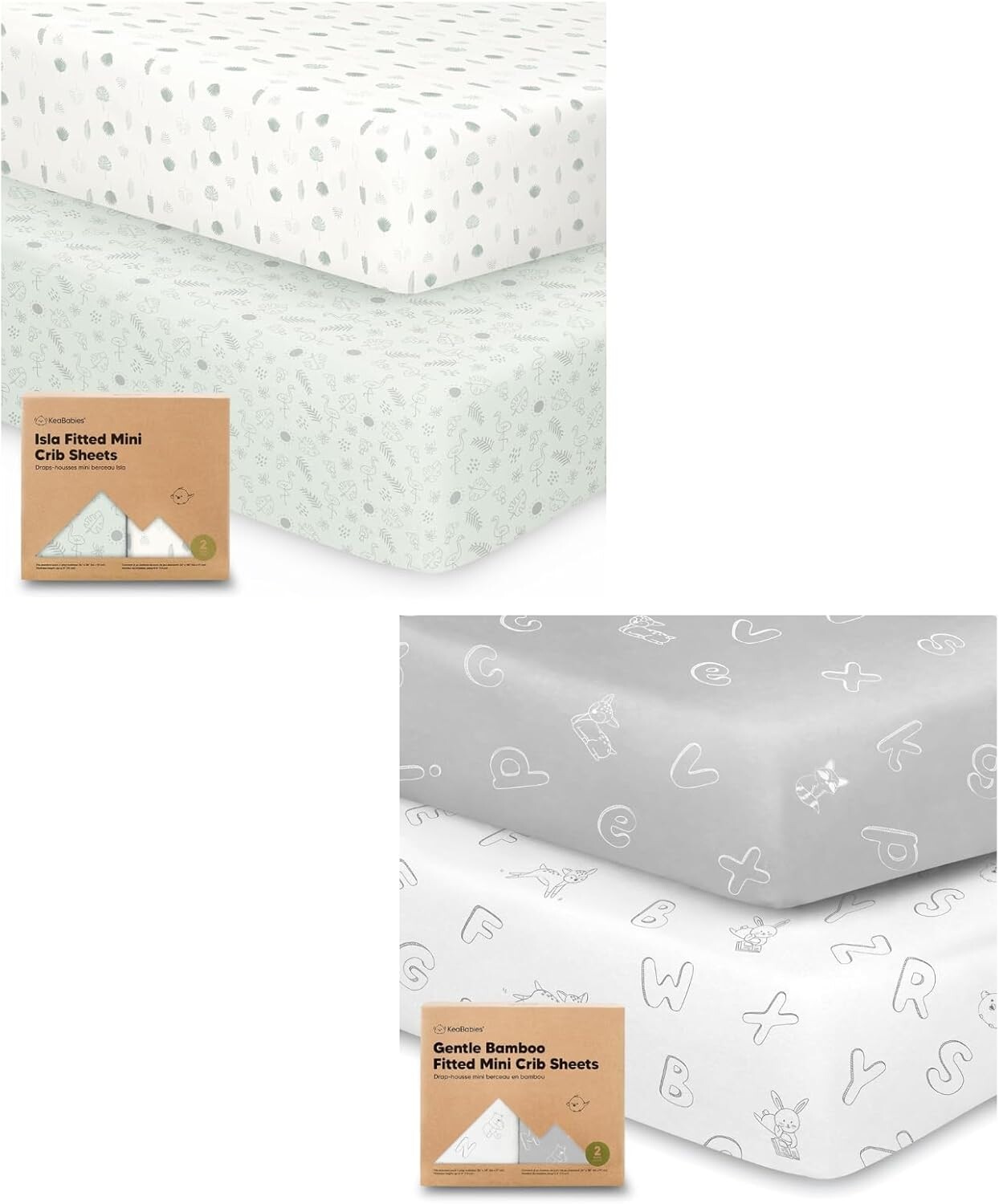 

Простыни Keababies Pack and Play