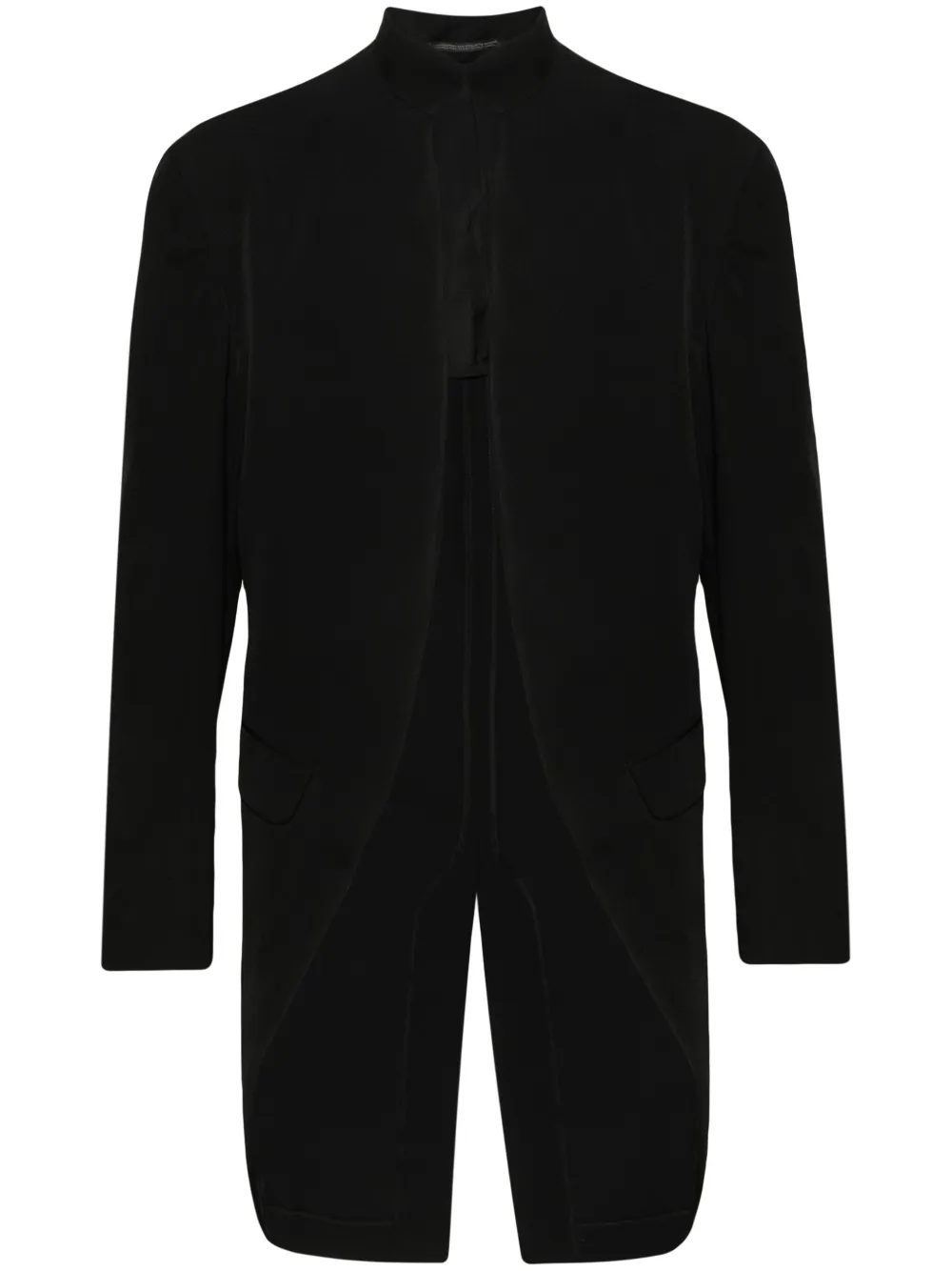 

Пальто асимметричного кроя Yohji Yamamoto, черный