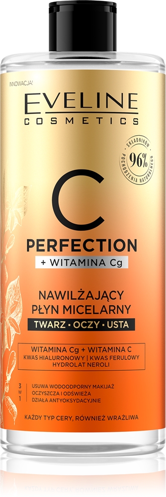 

Увлажняющая мицеллярная вода C perfection с витамином С Eveline Cosmetics, 500 мл