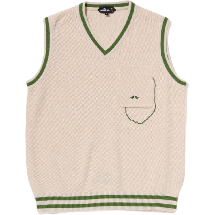 

A BATHING APE Топ-свитер Bape, Ecru IVX