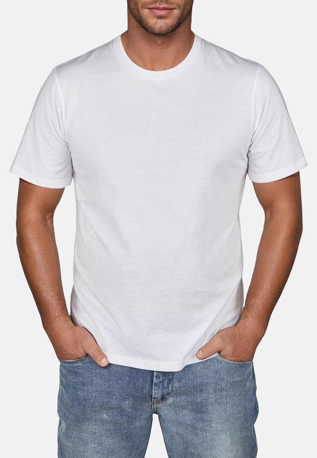 

Базовая футболка 6 PACK Jack & Jones, белый