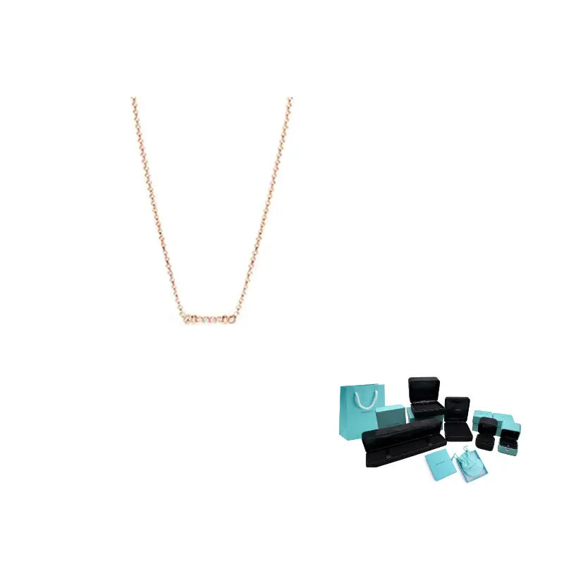 

TIFFANY & CO. Коллекция Fleur De Lis, золотые ожерелья Karat Gold для женщин