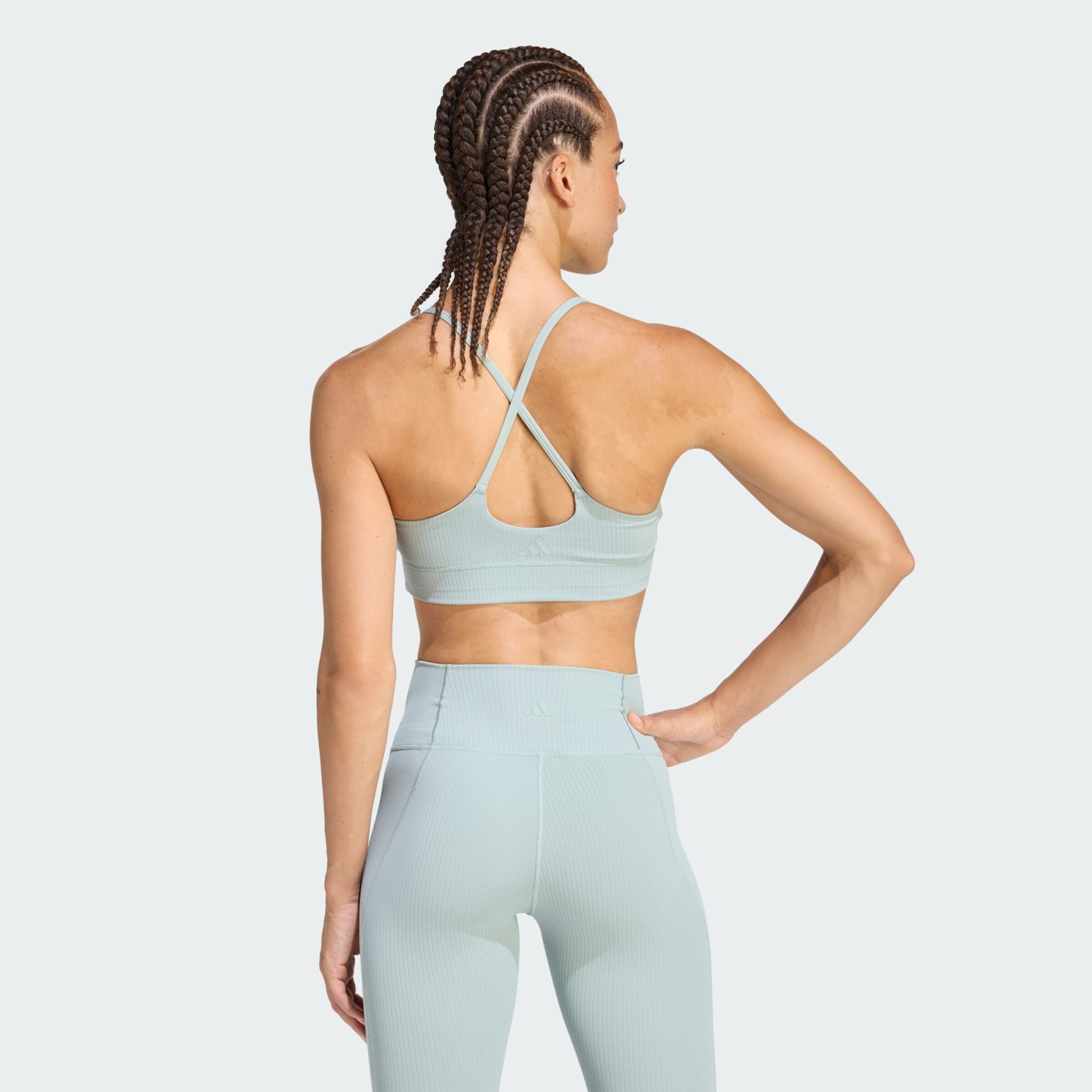 Adidas Performance Спортивный бюстгальтер-бралетт 'All me' в цвете Mint — фото 4