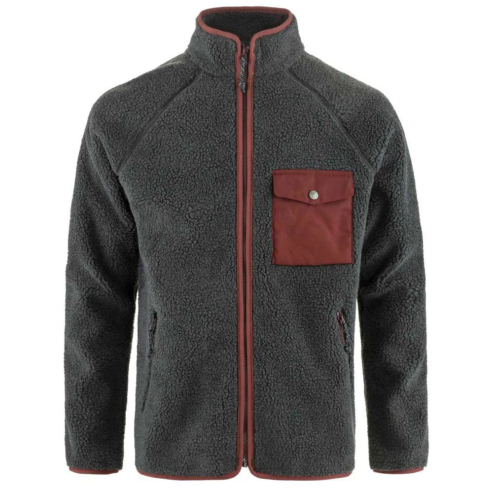 

Флис Fjällräven Vardag Pile full zip, серый