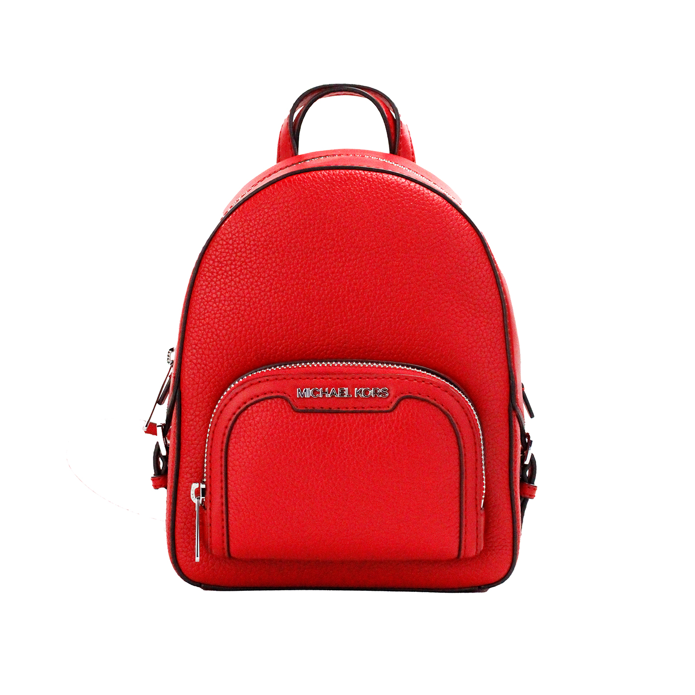 

Сумка-рюкзак Jaycee Mini XS из ярко-красной шагреневой кожи с карманом на молнии Michael Kors