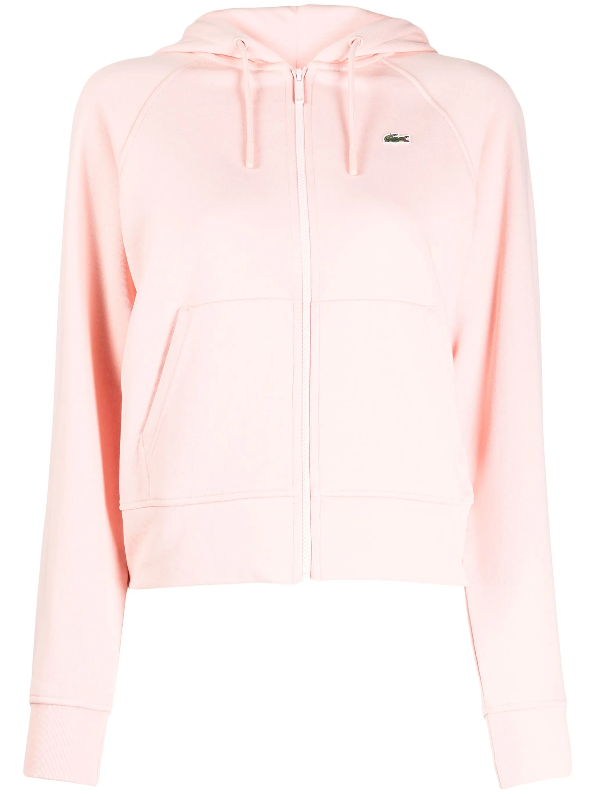 

Толстовка на молнии с нашивкой с логотипом Lacoste, розовый