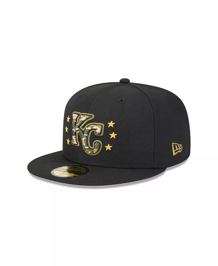 

Мужская черная кепка Kansas City Royals 2024 Armed Forces Day On-Field 59FIFTY New Era