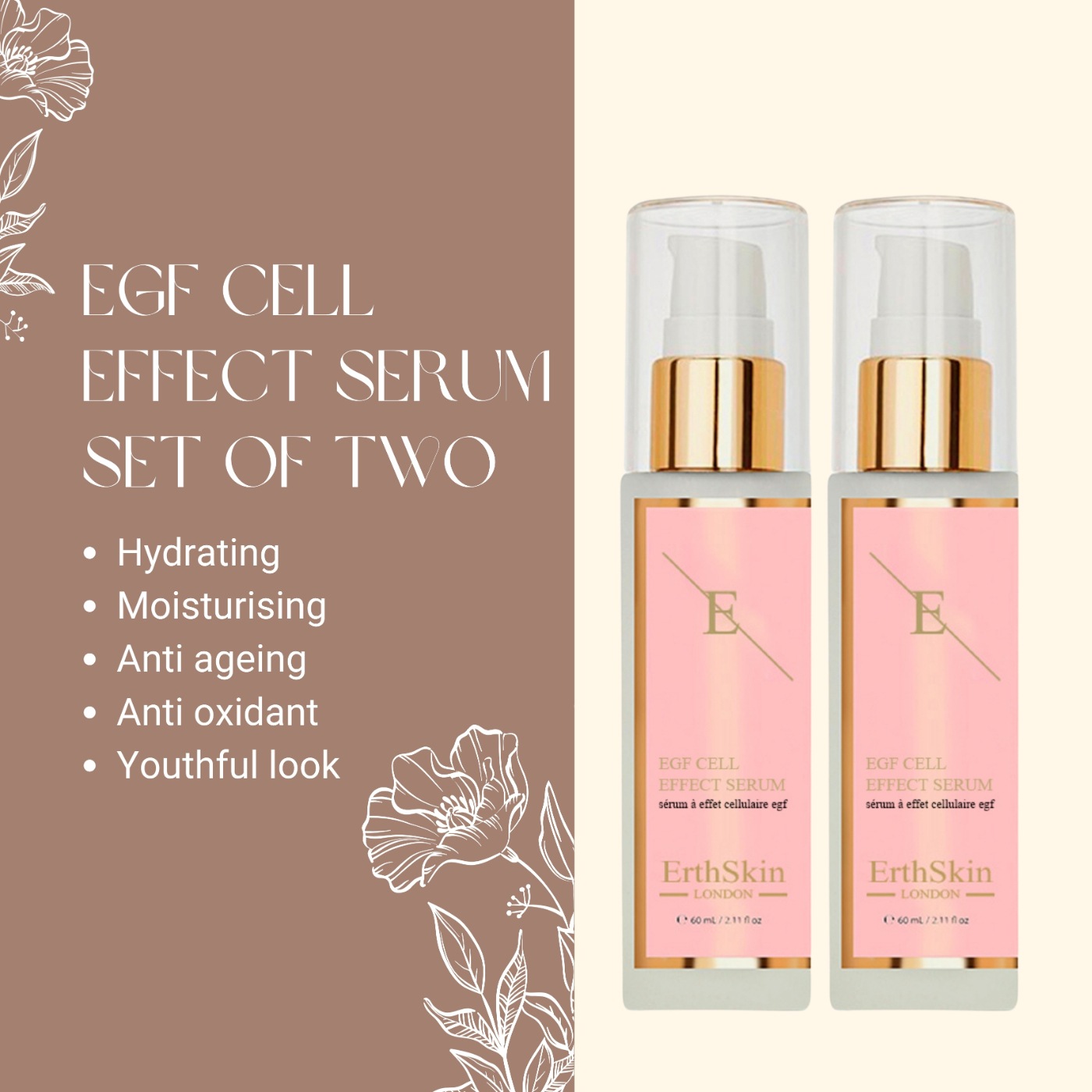 Набор ErthSkin London — Для лица egf serum duo , количество 1 шт — фото 3