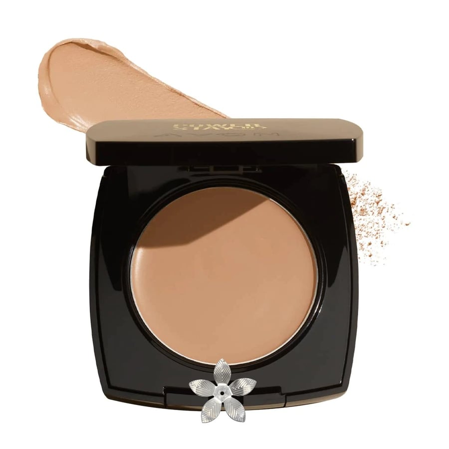 

Кремово-пудровая основа 140P Light Ivory Avon Power Stay