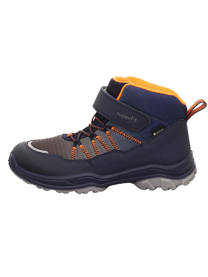 

Сапоги superfit Leder-Boots Jupiter, цвет Dunkelblau/Orange