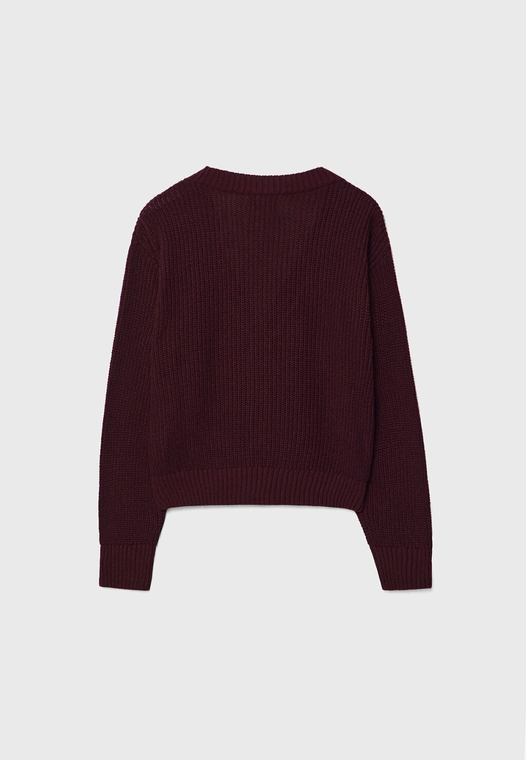 

Кардиган BUTTON-UP Stradivarius, Бордо