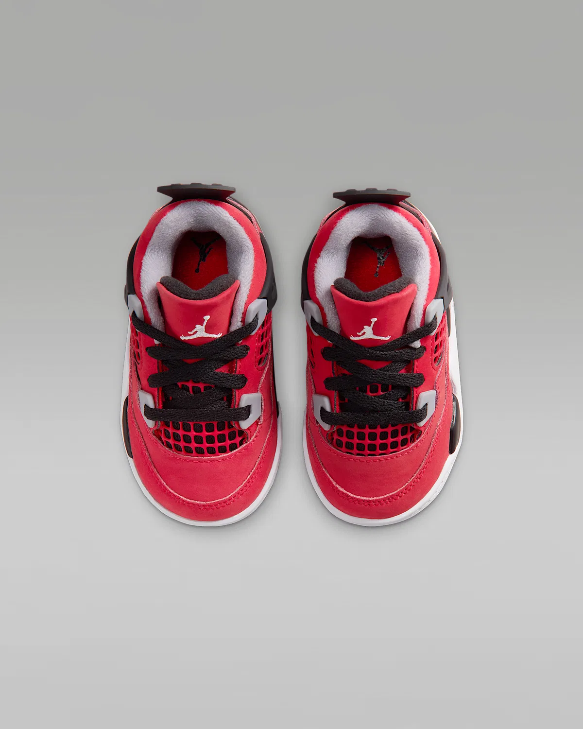 Детские кроссовки Jordan 4 "Toro", Fire Red/Black/Cement Grey/White — фото 4