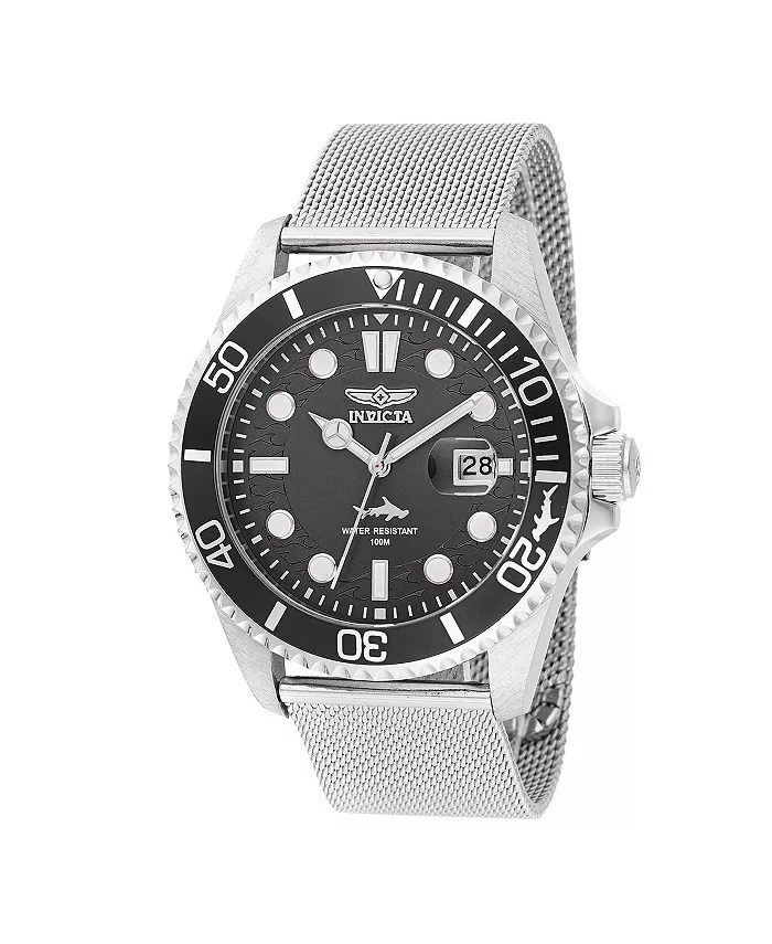 

Мужские часы 47172 Pro Diver Quartz Multifunction с черным циферблатом Invicta, черный