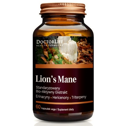 

Пищевая добавка Lions Mane 60 капсул Doctor Life