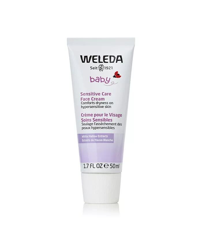 

Детский крем для лица Sensitive Care с экстрактом белой мальвы, 1,7 унции Weleda