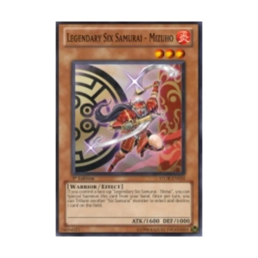 

CCG Легендарная шестерка самураев — Мидзухо (Обычный), Yu-Gi-Oh - Storm of Ragnarok - Singles