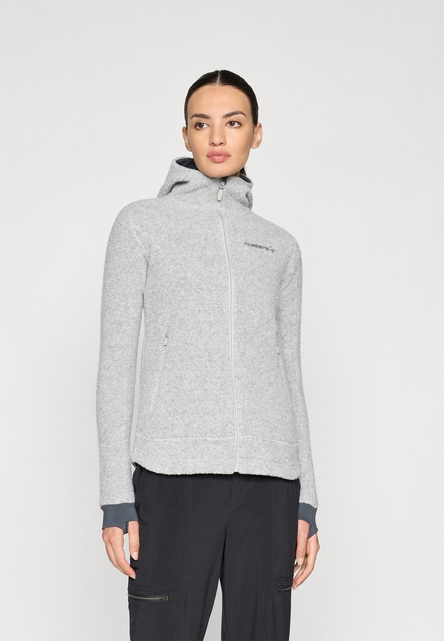 

Флисовая куртка Norrøna FEMUND HOOD, Drizzle/Light Grey