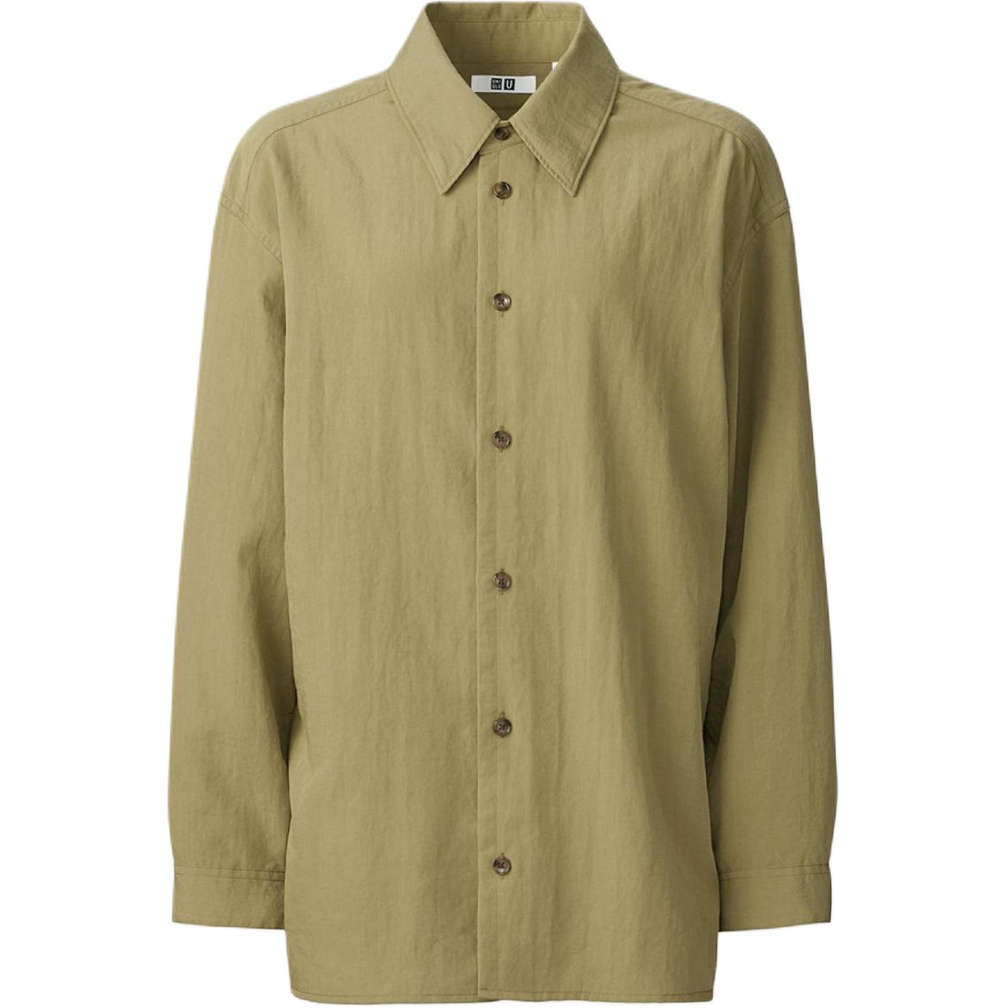 

Женская рубашка U Collection UNIQLO, оливковый