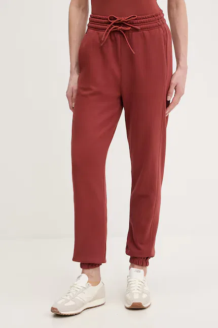 Спортивные штаны из хлопка Adidas by Stella McCartney, оранжевый