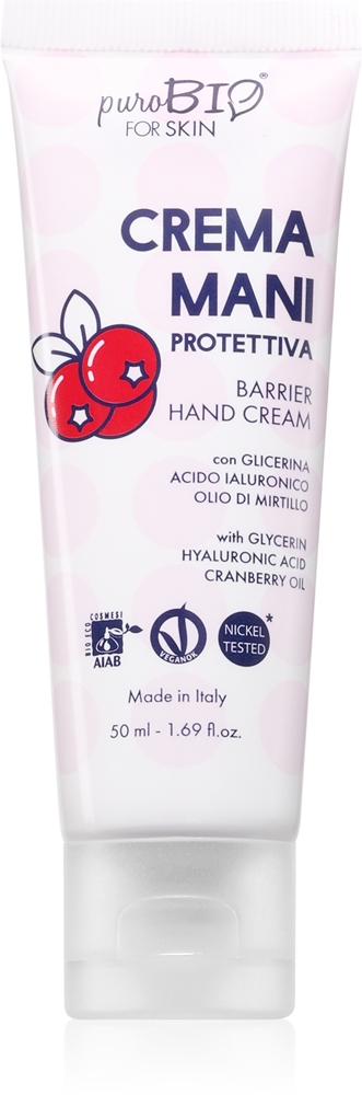 

Барьерный крем для рук защитный крем для рук Purobio Cosmetics, 50 мл