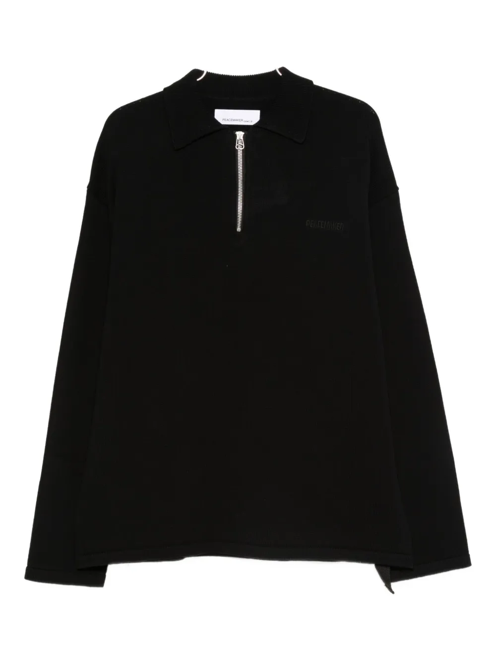 

Рубашка поло Peacemaker на молнии Oamc, черный