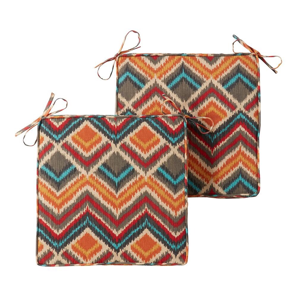 

Greendale Home Fashions Набор подушек для уличного квадратного стула из 2 предметов, цвет Surreal