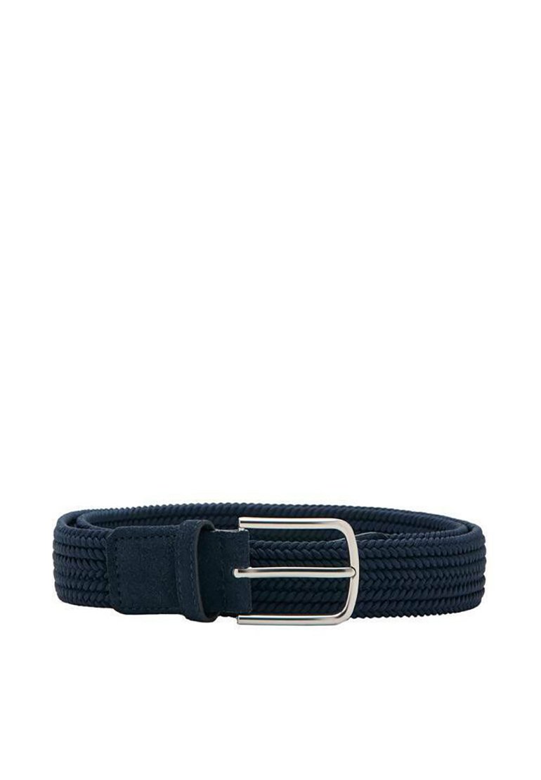 

Ремень Mango Braided belt, Navy/Royal Blue