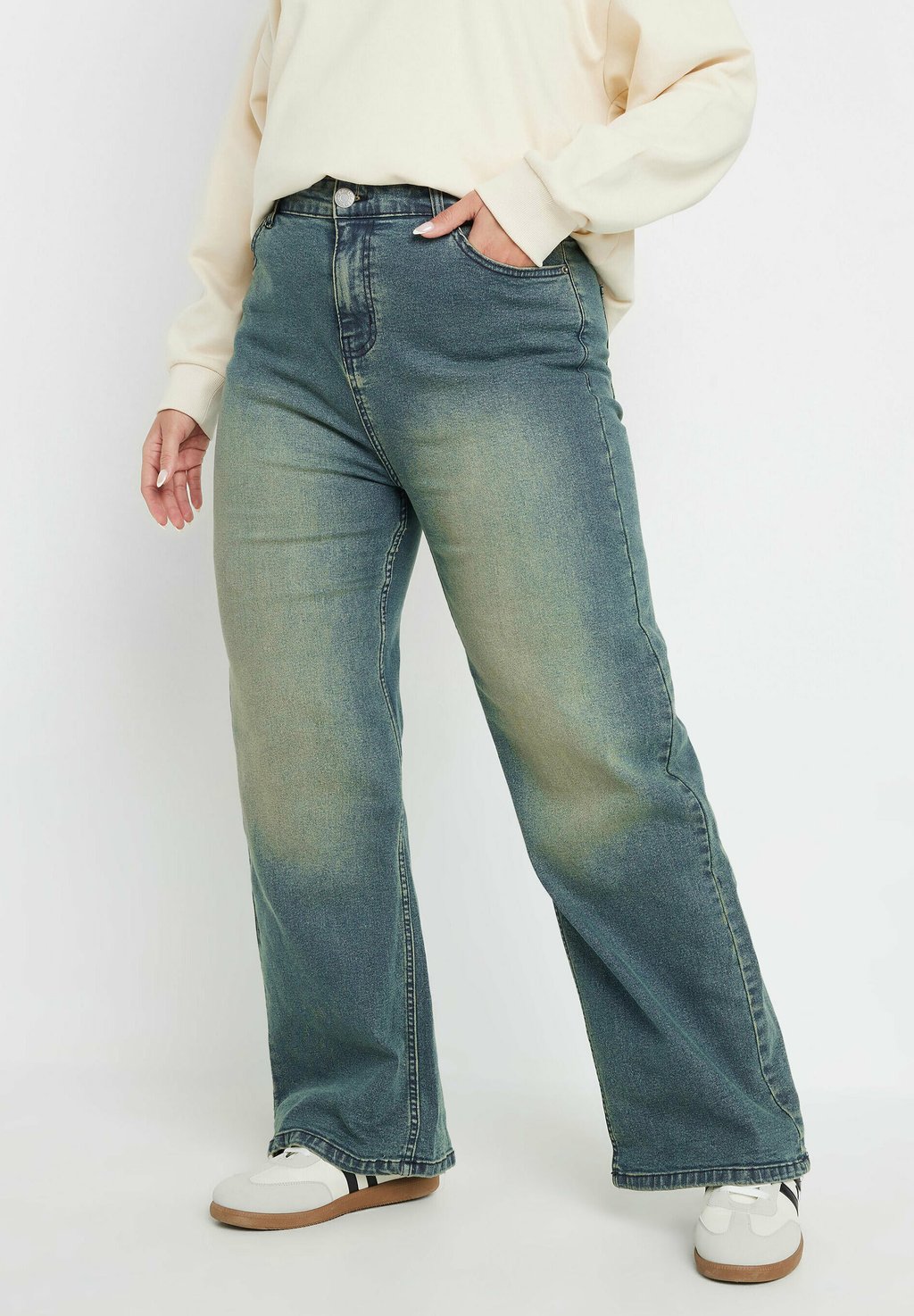 

Джинсы прямого кроя Yours Clothing, синий
