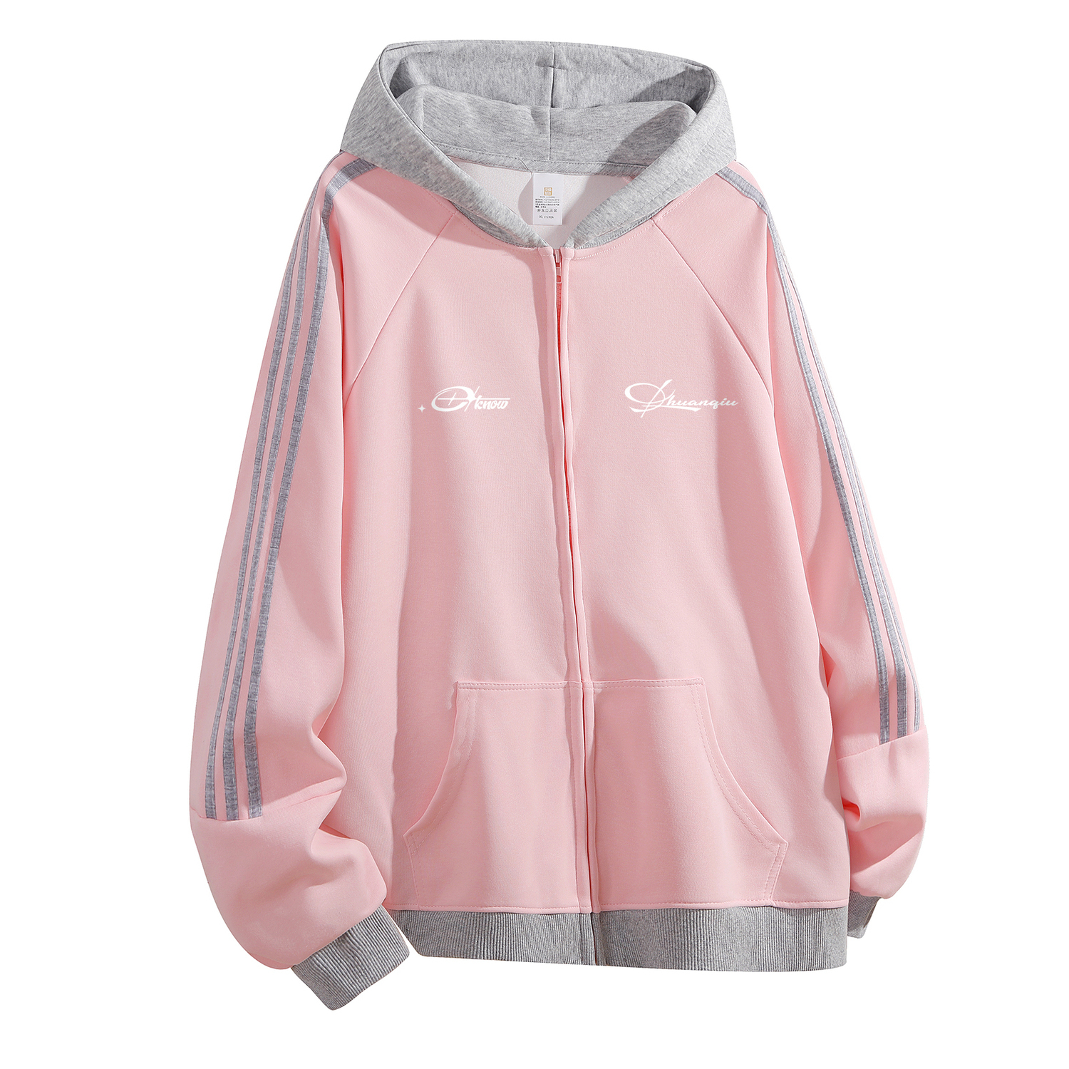 

Толстовка Unisex Hooded Moderate Regular HUANQIU, розовый