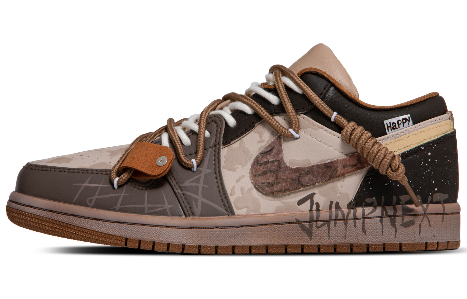 

Баскетбольные кроссовки Air 1 Vintage Men Low-Top Brown/Tan/Black Jordan, Черный, Баскетбольные кроссовки Air 1 Vintage Men Low-Top Brown/Tan/Black Jordan