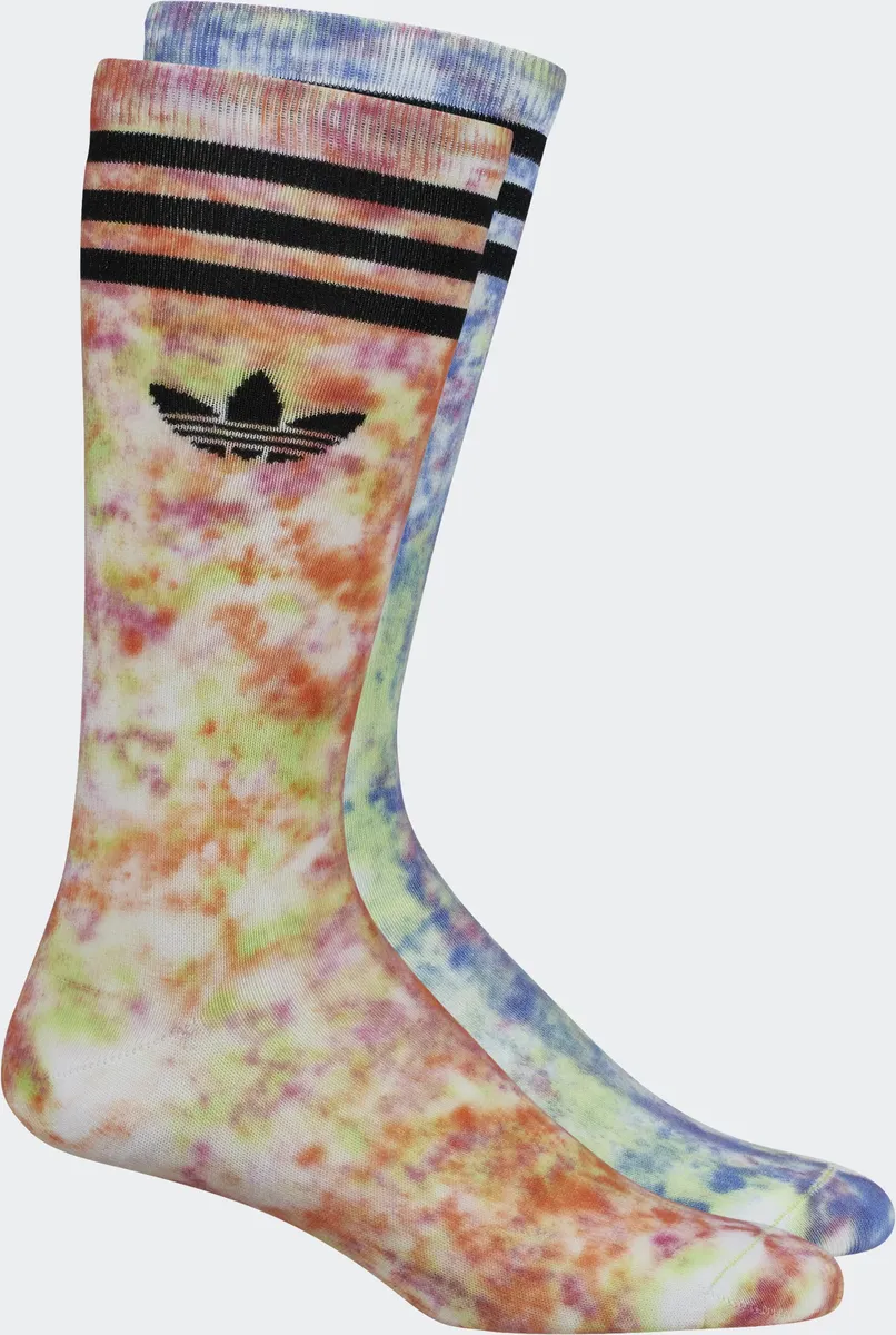 

Спортивные носки Adidas Originals "TIE DYE HCR 2PP", цвет Multicolor