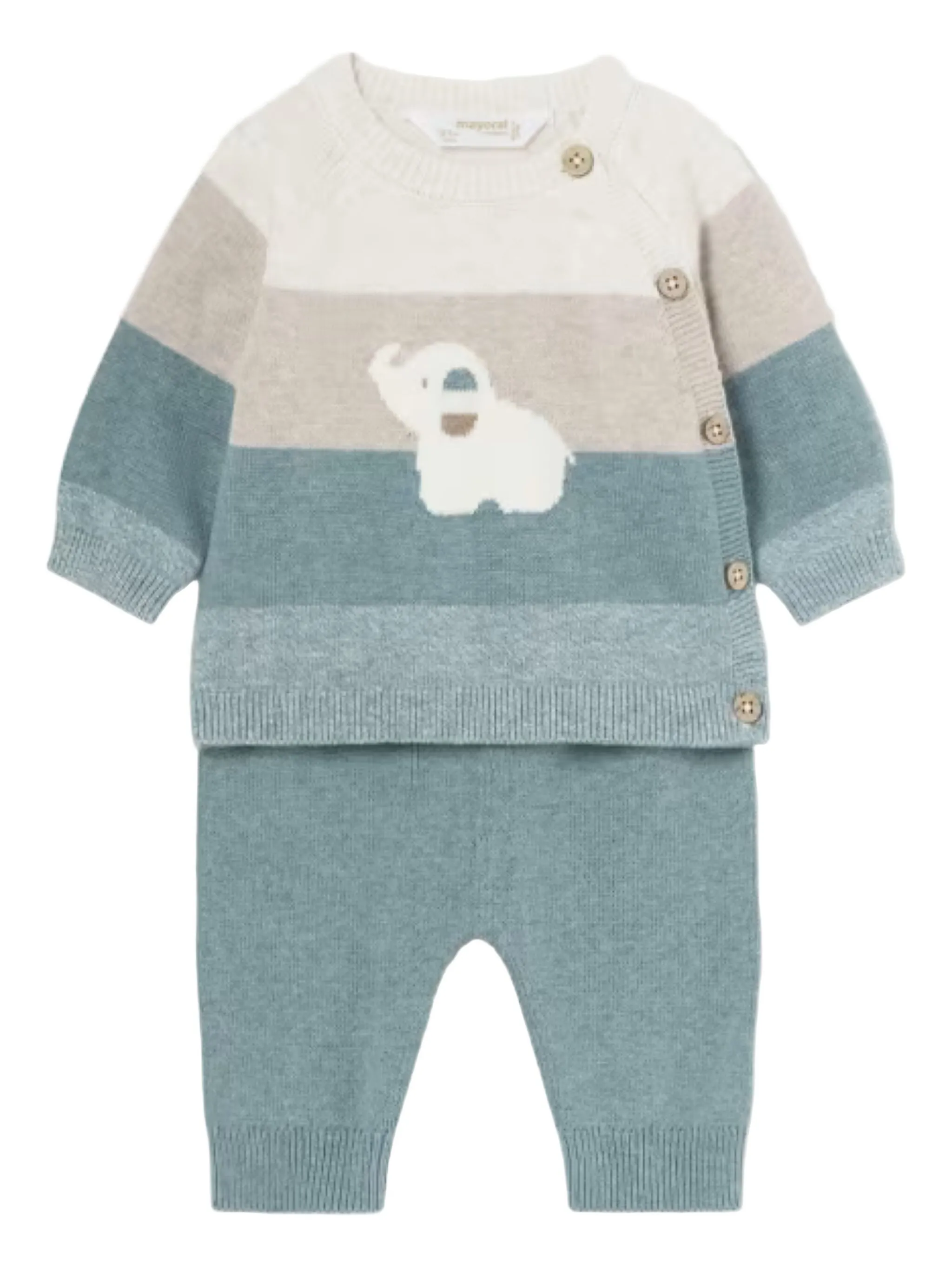 

Комплект для новорожденного с принтом Mayoral, синий