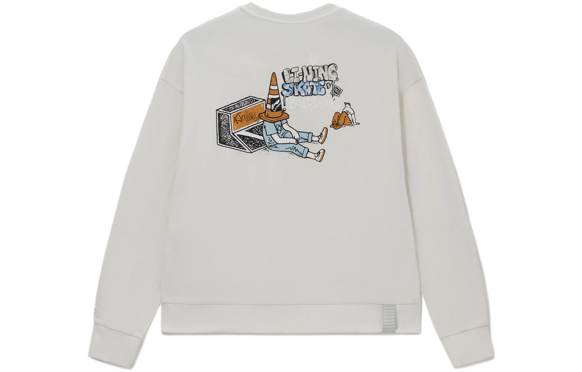 

Лининг свитшот для скейтбординга мужской экрю