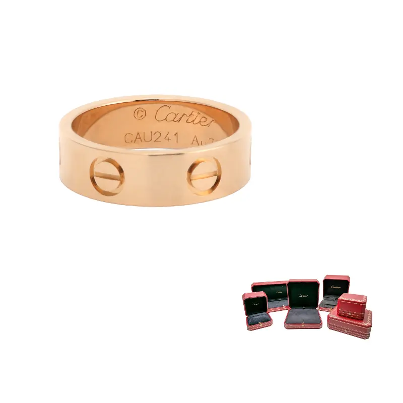 

Cartier Кольцо Love 2010-х годов из розового золота 18 карат