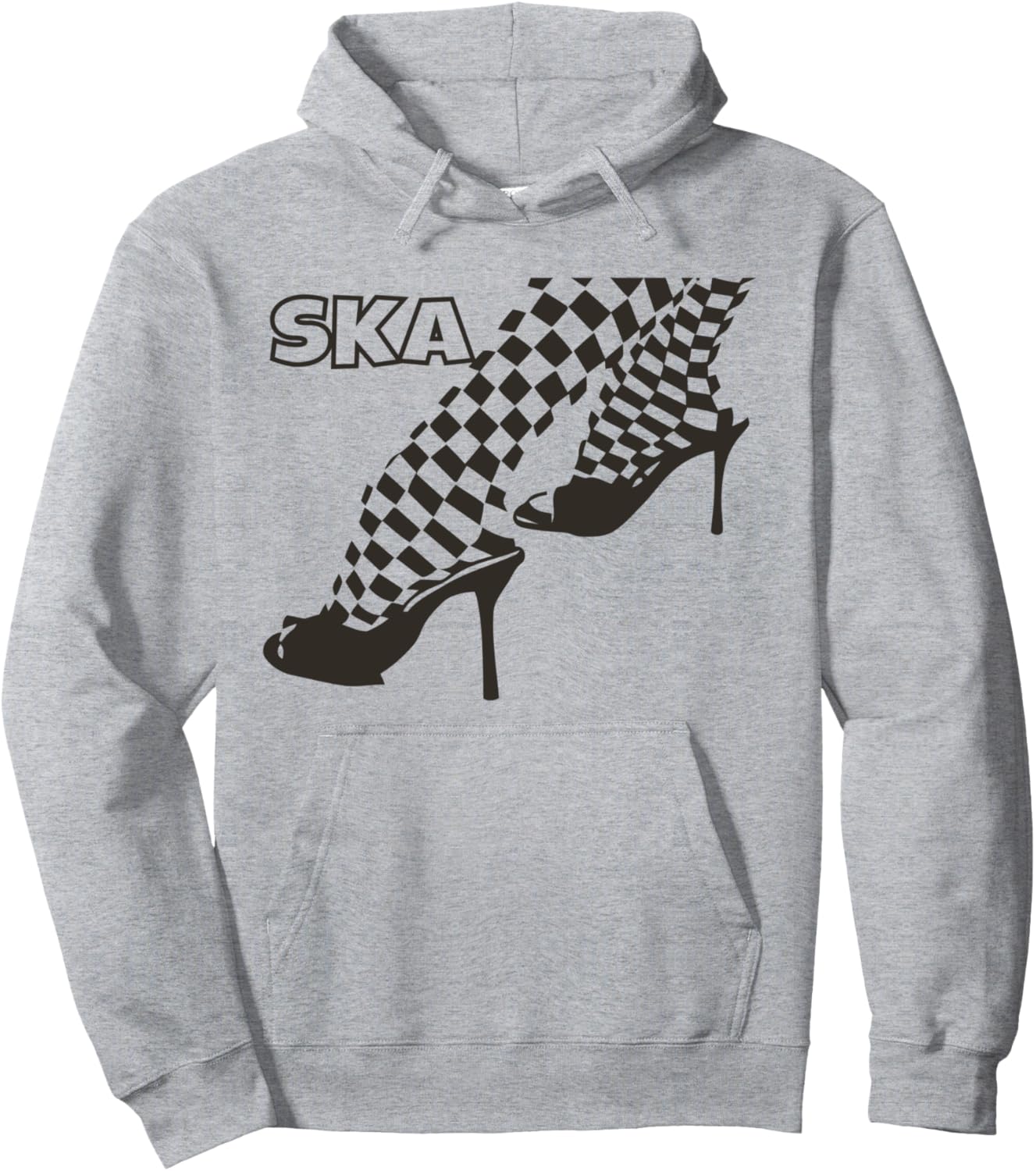 

Толстовка Ska Music is Life Ska в стиле регги-панк Ska Music Is Life, Ska Punk Dance, серый