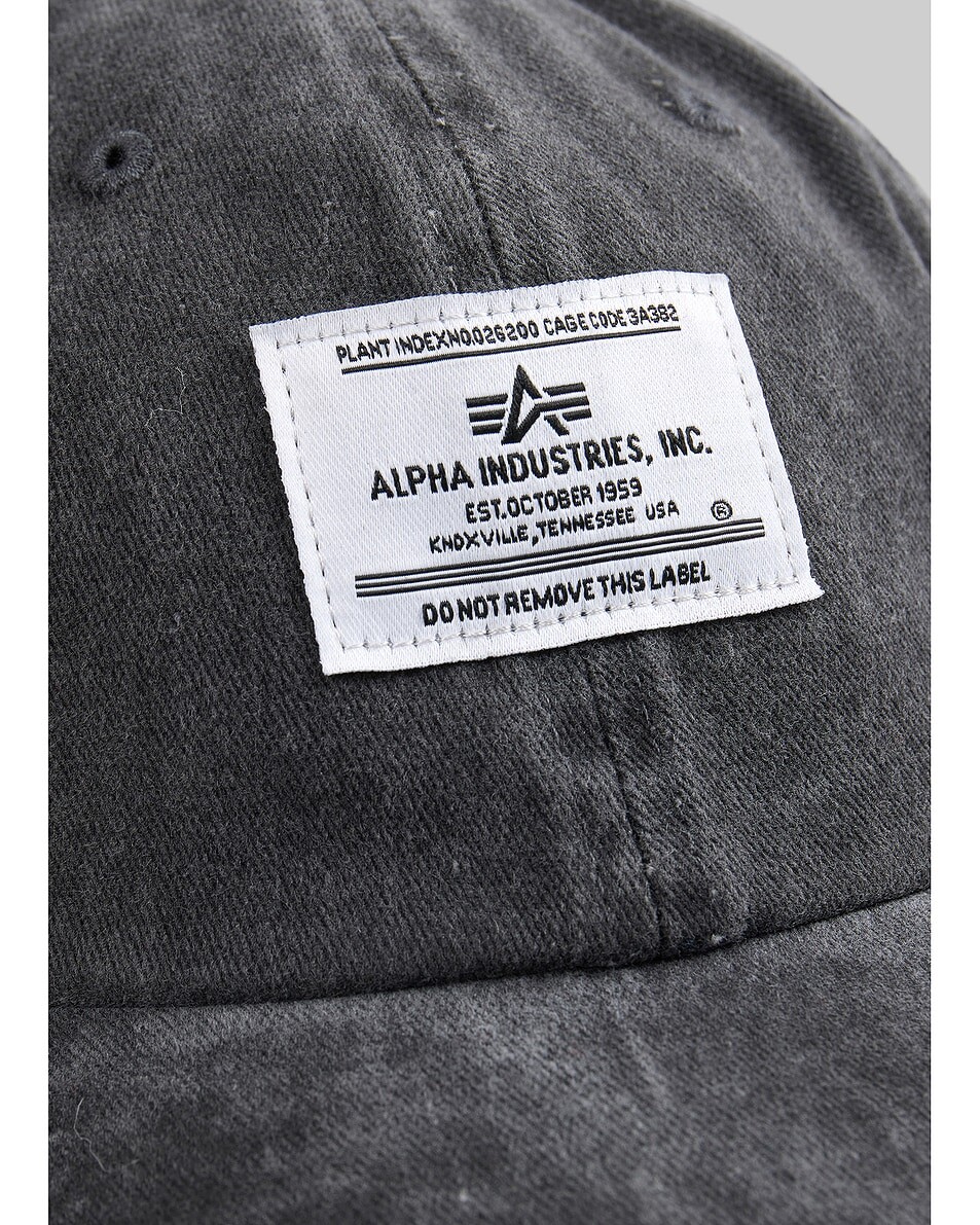 

Бейсболка мужская Battlewash Cap Alpha Industries, черный