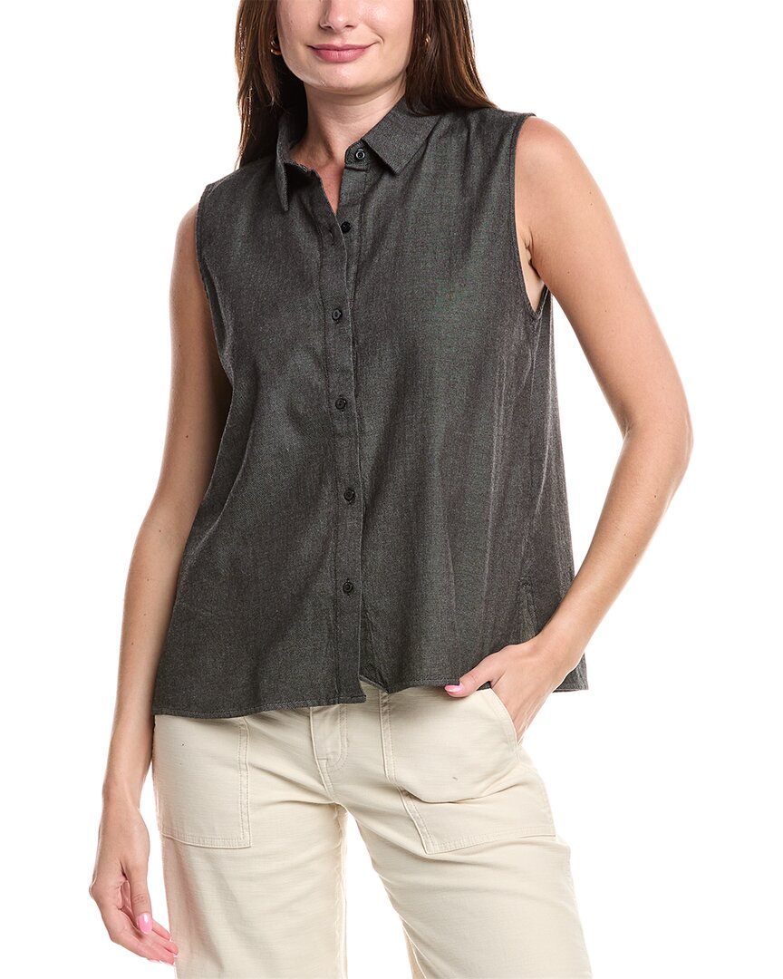

EILEEN FISHER Классическая рубашка с воротником, черный