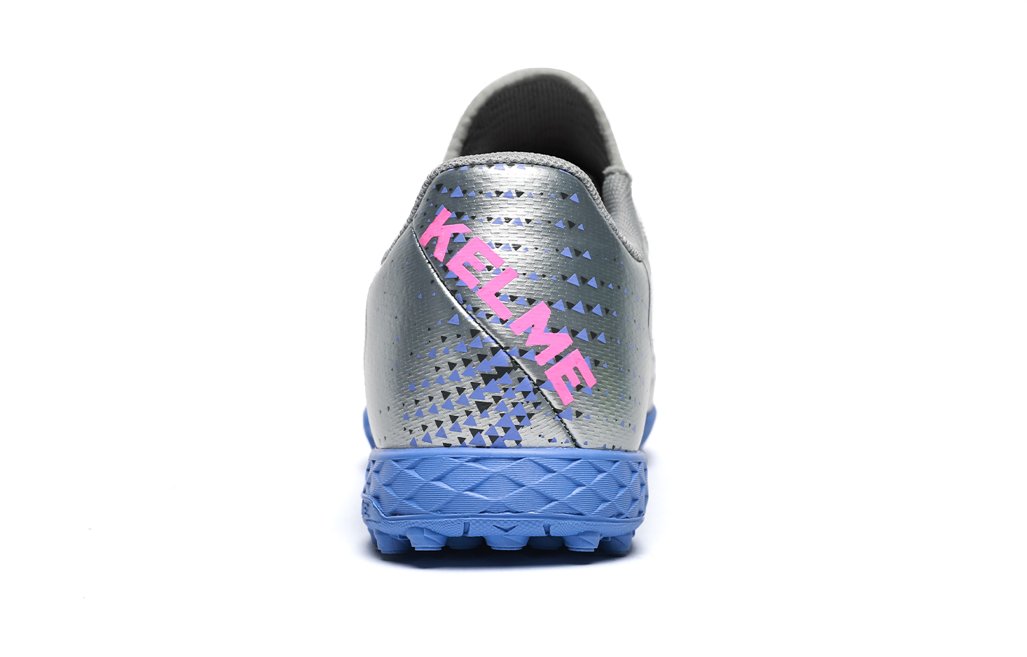 KELME Ji Di 5.0 устойчивые к истиранию дышащие низкие детские футбольные бутсы silver kids — фото 4