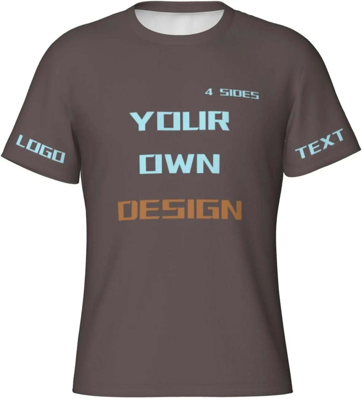 

Футболка Custom с принтом на 4 сторонах