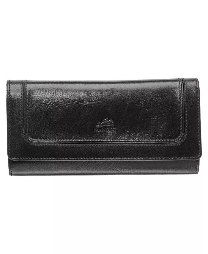 

Безопасный трехслойный кошелек South Beach RFID Mancini, черный