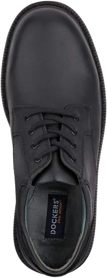 Туфли Dockers Shelter Round Leather, Black — фото 2