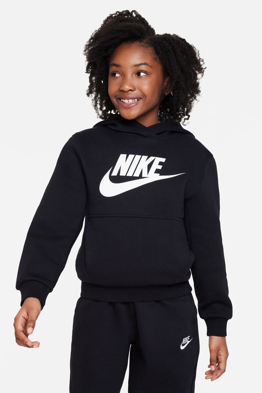 

Флисовая толстовка Club с логотипом Nike, черный