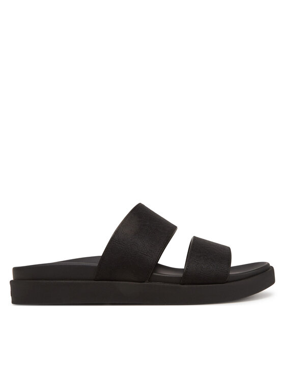 Мюли Flat Slide Jacq HW0HW02487 Calvin Klein, черный