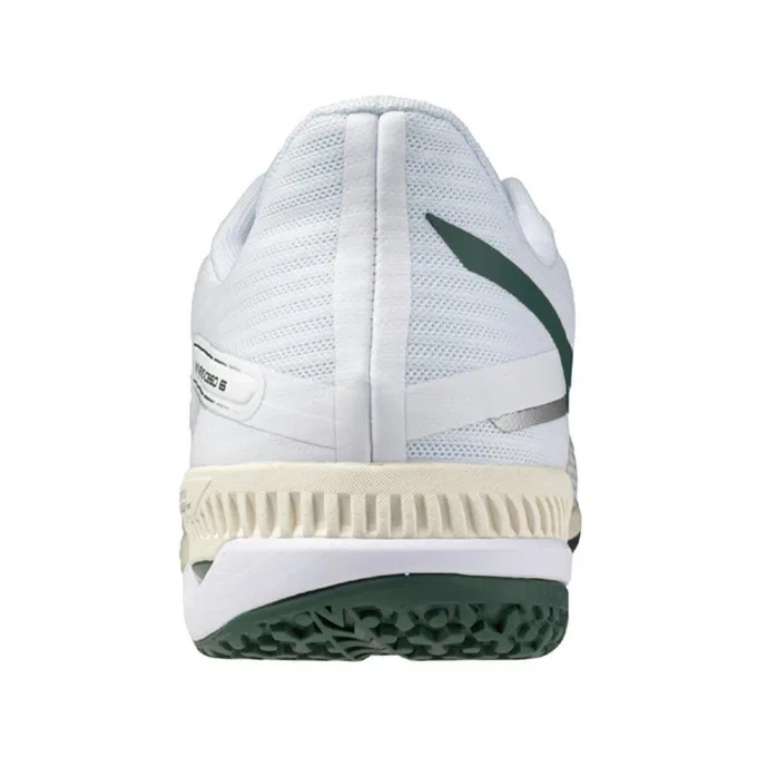 Теннисные кроссовки «Wave Exceed 6 Super Wide OC» от Mizuno, White X Green (35) — фото 2