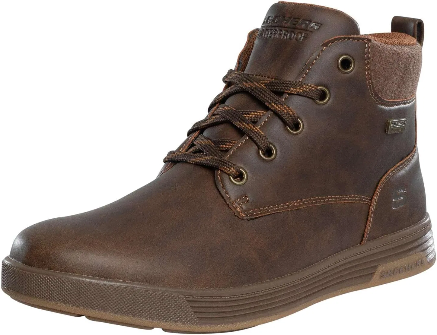 Туфли Skechers Garner Newick 210803 Men's Shoes, Brown