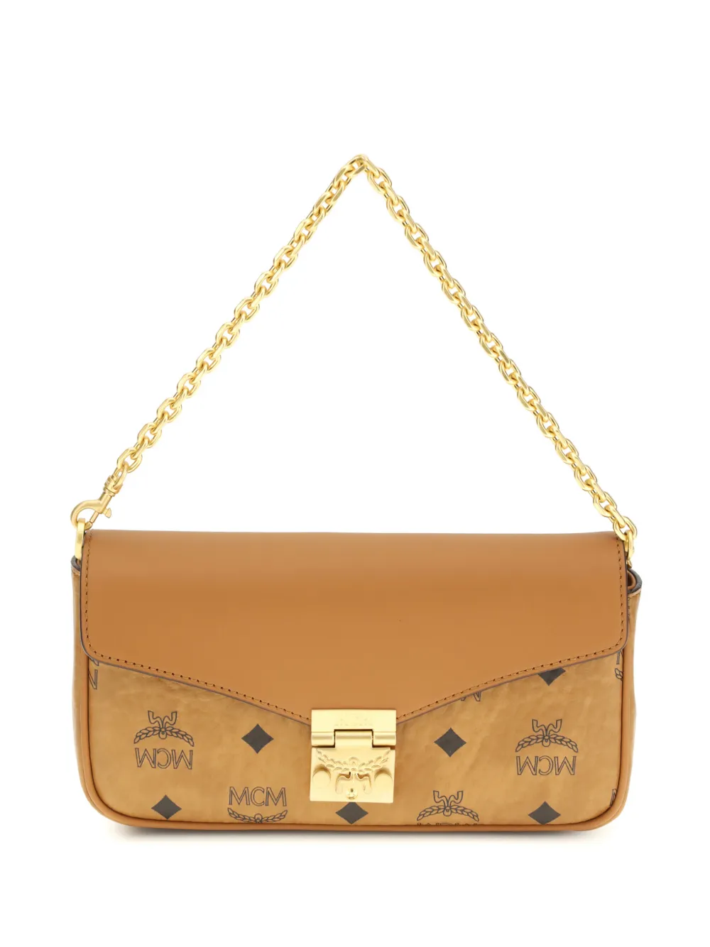 

Мини-сумка Tracy на цепочке через плечо Mcm, коричневый