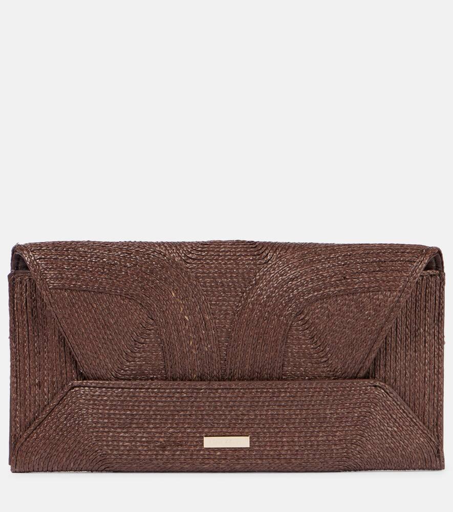 

Маленькая клатч из рафии vacanza Aquazzura, Chocolate/Light Gold HOCOLATE/LIGHT GOLD