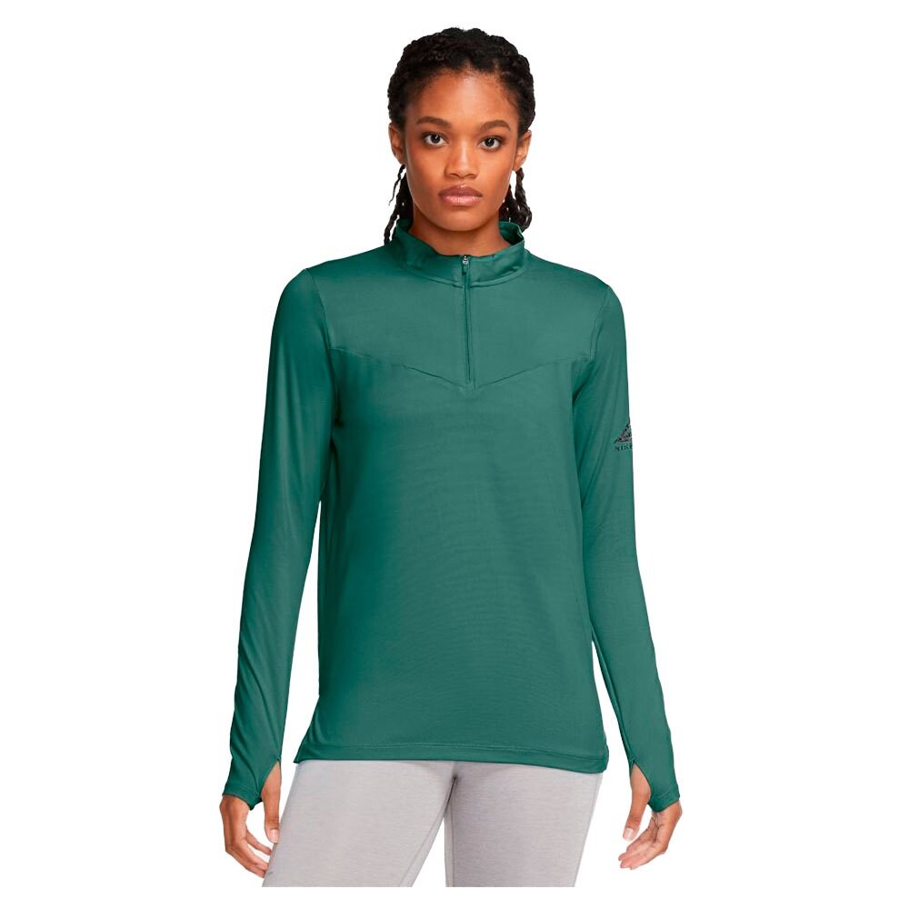 

Футболка с длинным рукавом Nike Element Trail Midlayer, зеленый